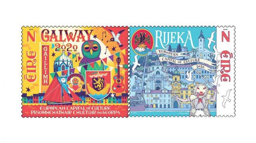 An Post unveils stamp in association with Galway 2020 European Capital of Culture