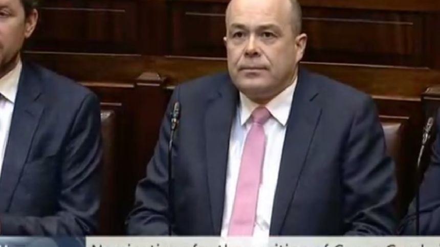 Roscommon/Galway TD Denis Naughten addresses Dáil in bid to win Ceann Comhairle post