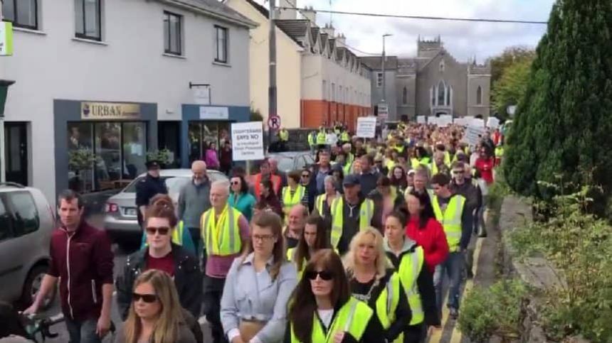 Oughterard protestors set to join Offaly demonstration against direct provision centre