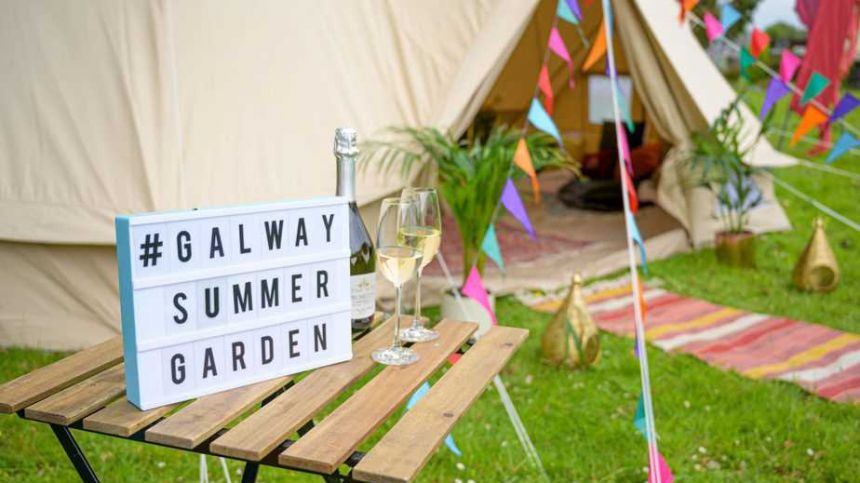 Organisers say social distancing guidelines will be strictly adhered to at summer festival garden in Salthill