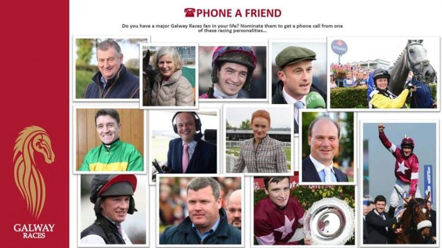 Galway Racecourse Launches ‘Phone a Friend’ Initiative