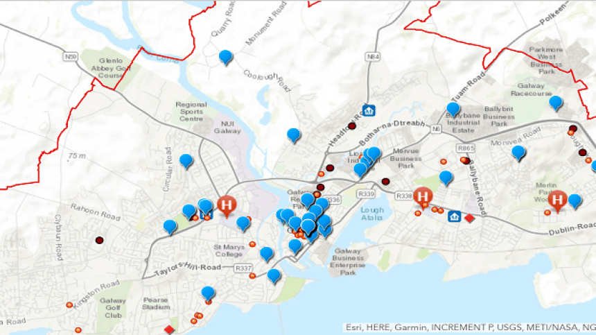 New interactive map highlights community supports for vulnerable people in Galway city