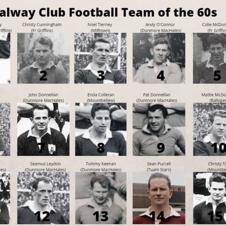 Galway Club Football Team of the 60s announced