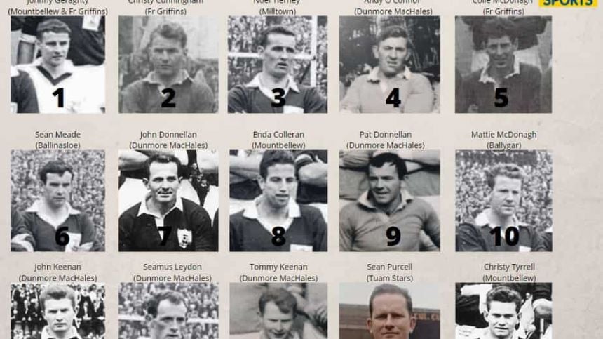 Galway Club Football Team of the 60s announced