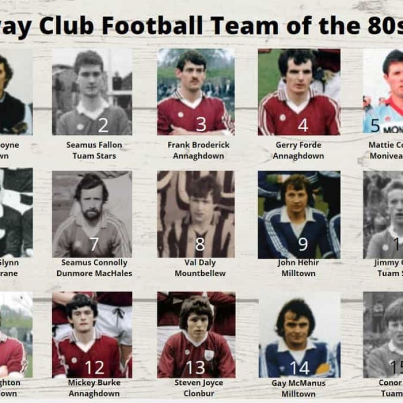 Galway Club Football Team of the 80s announced