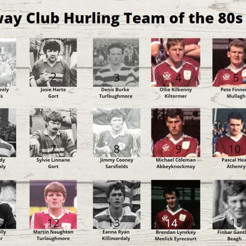 Galway Club Hurling Team of the 80s announced