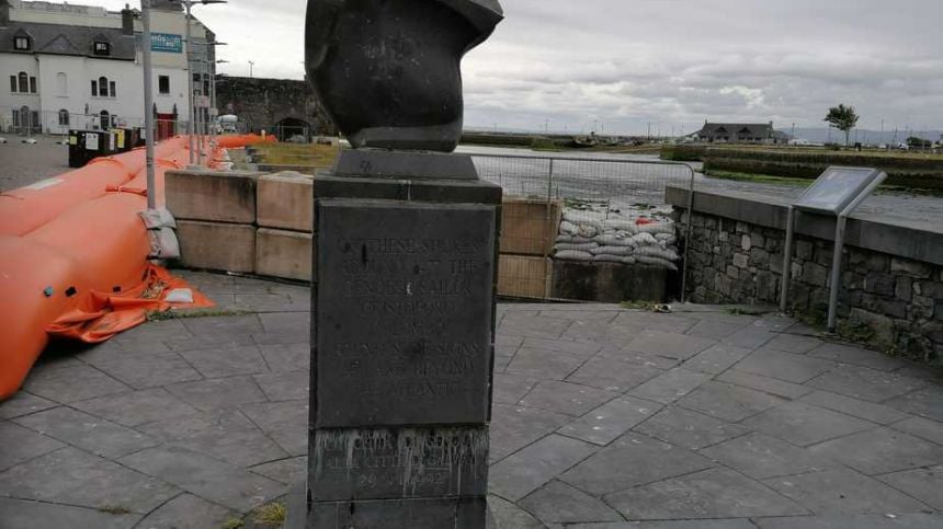 People Before Profit Galway calls for removal of Spanish Arch Colombus memorial