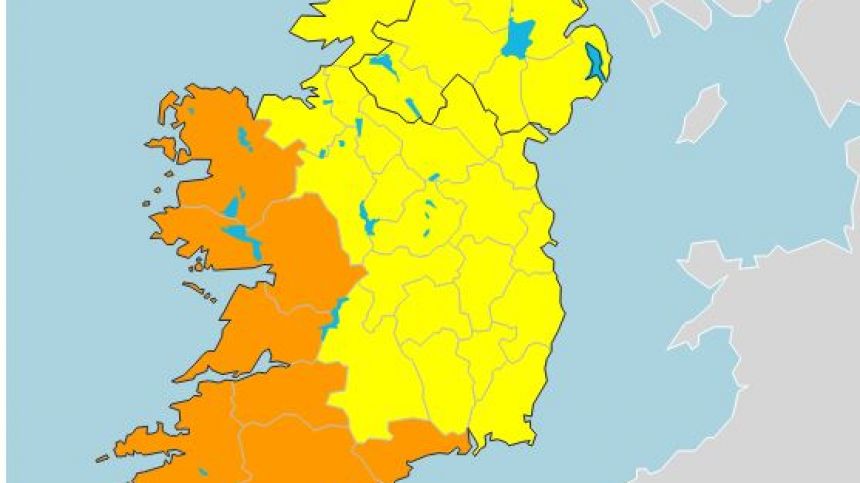 Orange wind warning for Galway as Storm Ellen approaches the west