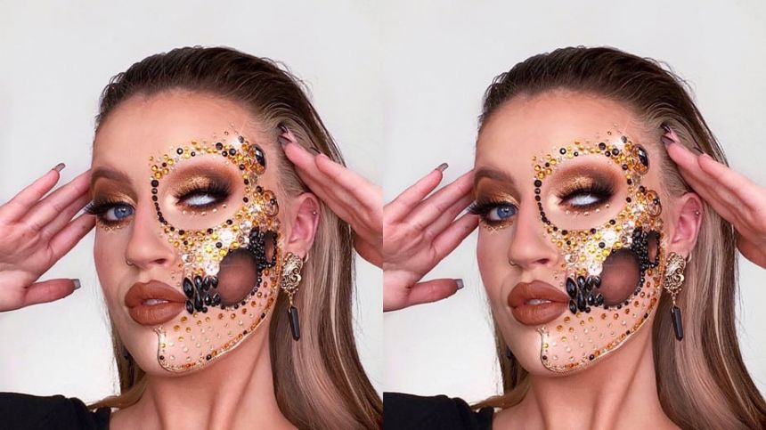 Keilidh Cashell  - Glam Skull Tutorial