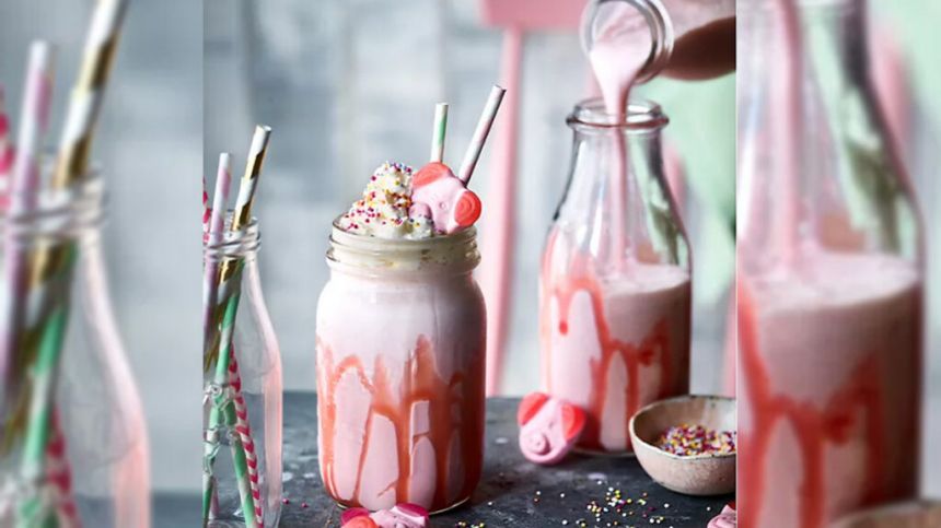 Percy Pig Milkshake - Recipe