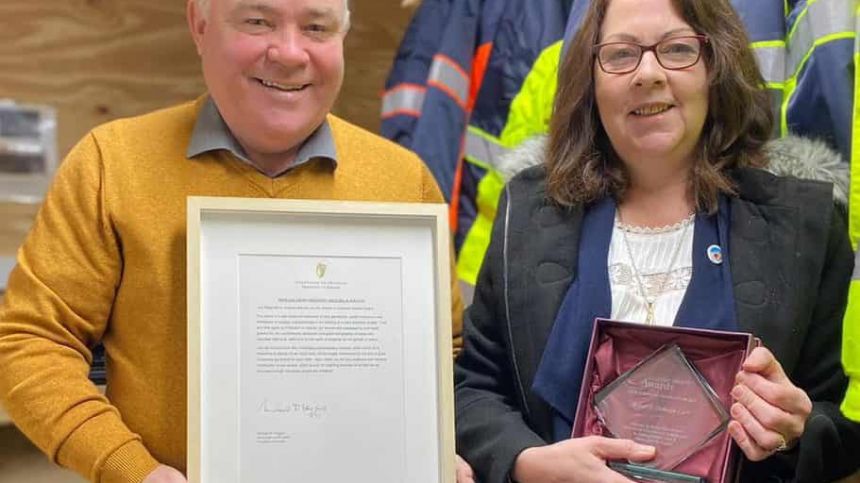 Ballinasloe couple wins Christine Buckley Volunteer of the Year Award