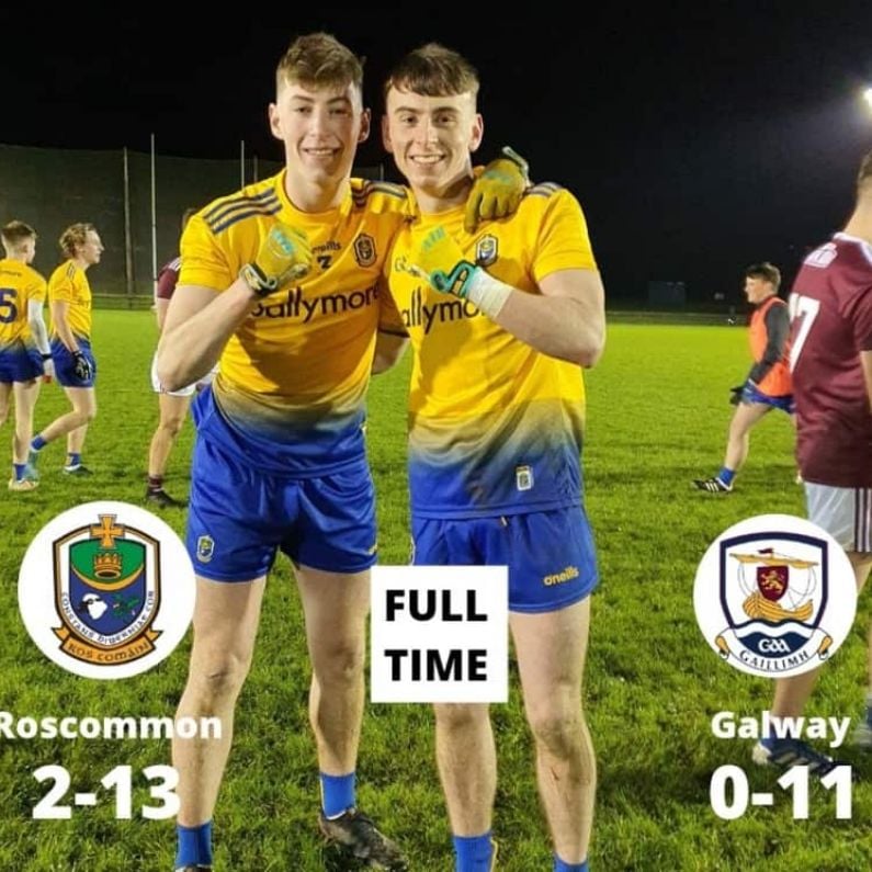 Galway minor footballers outclassed by Roscommon