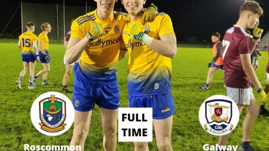 Galway minor footballers outclassed by Roscommon