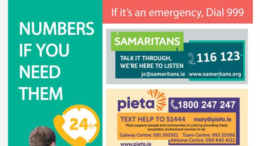 Pocket sized card of mental health supports to be rolled out in Galway