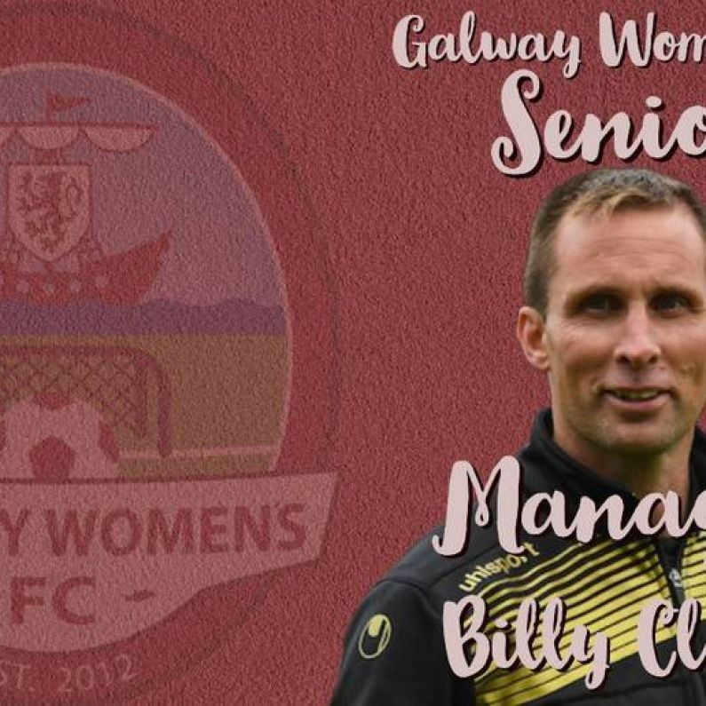 SOCCER: Galway WFC Manager Billy Clery after pre-season Draw With Athlone