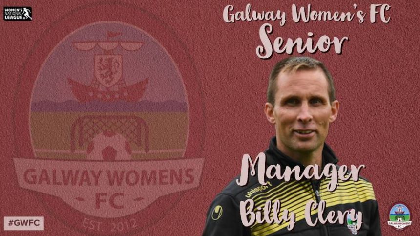 SOCCER: Galway WFC Manager Billy Clery after pre-season Draw With Athlone