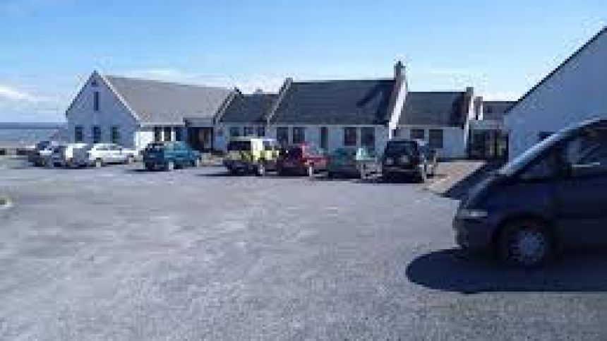 Staff and Residents of Áras Rónáin Community Nursing Unit, Aran Islands celebrate St. Patrick’s Day