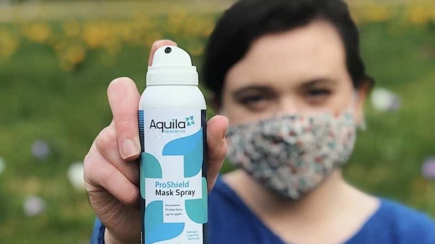 NUIG spin-out develops mask spray that blocks 99% of pathogens