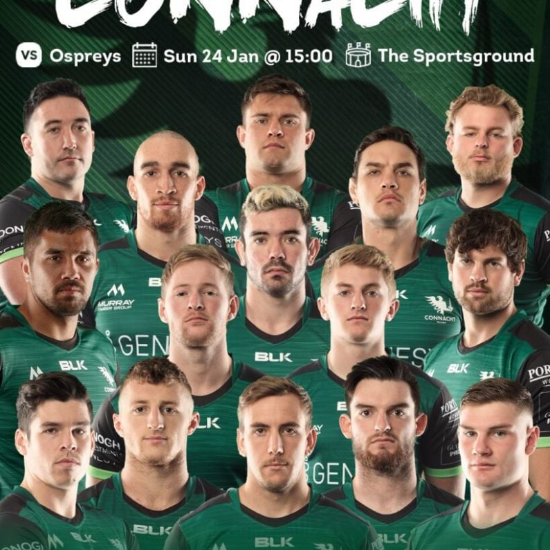 Connacht Squad Named For Rescheduled Ospreys Fixture