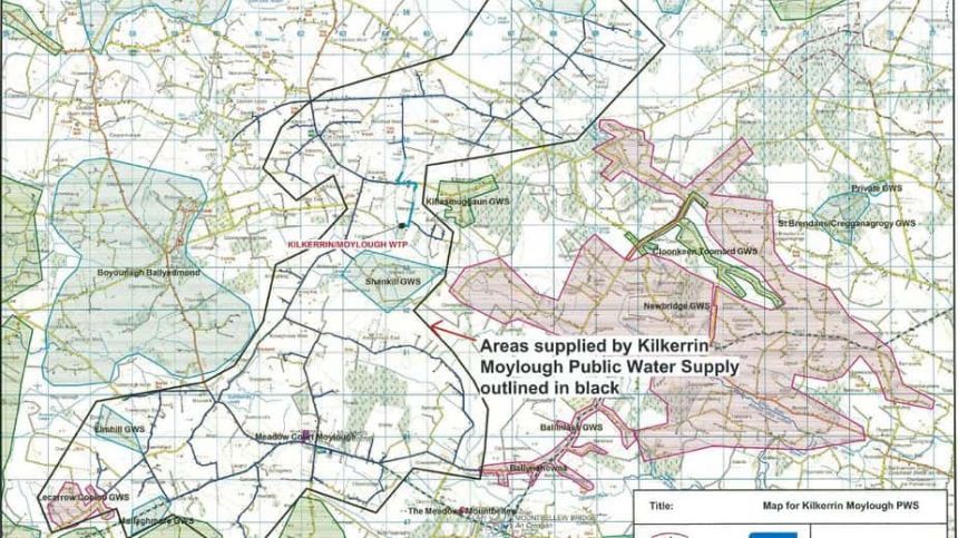 Outage in Kilkerrin Moylough due to deterioration in raw water quality