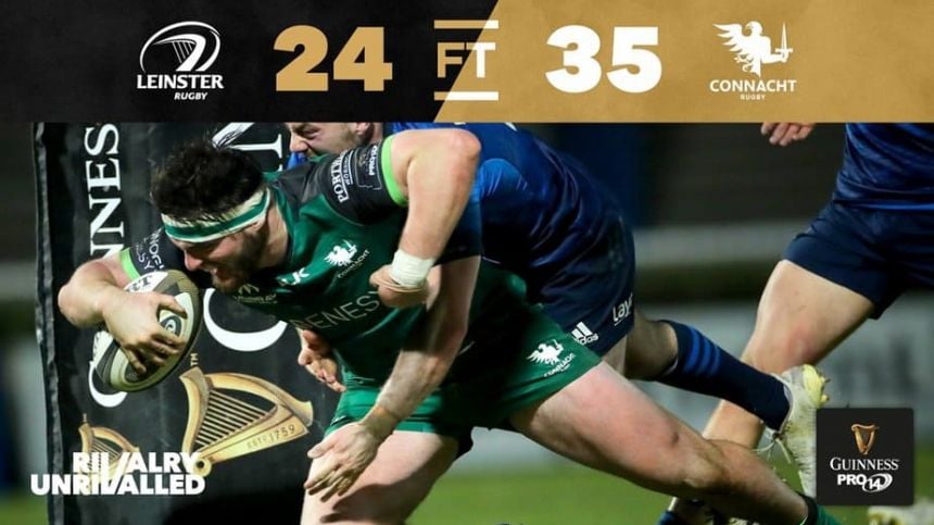 Connacht 35 Leinster 24 - Match Commentary