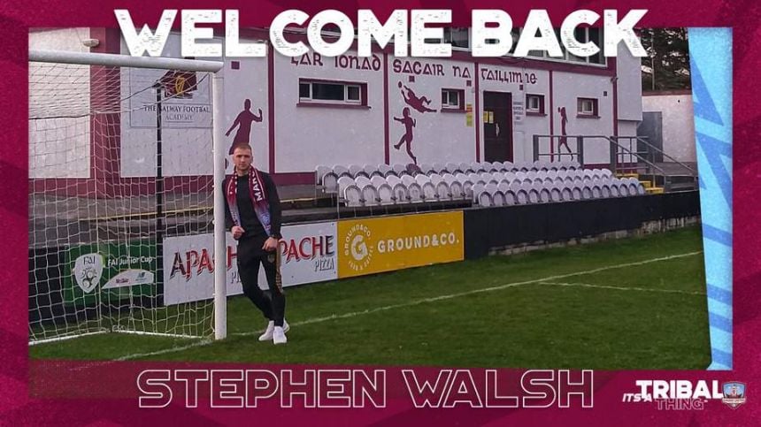 Galway United Confirm That Stephen Walsh Has Re-signed For The Club