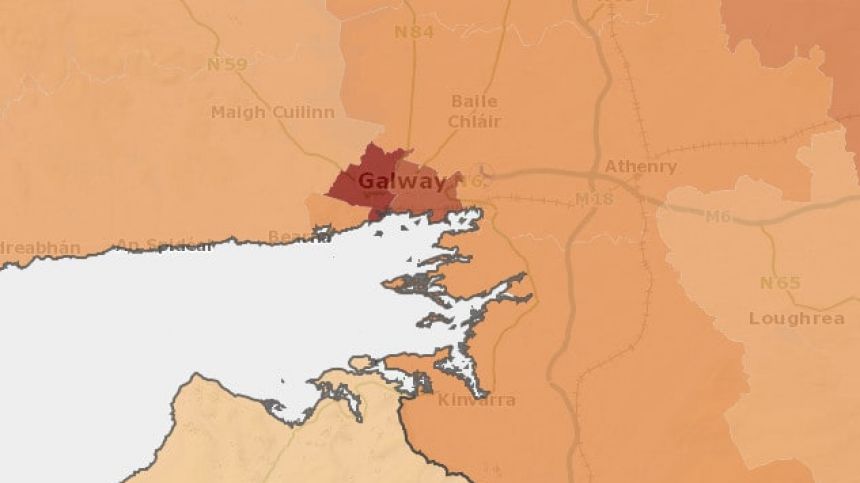 Galway City Centre still has highest rate of Covid-19 nationwide