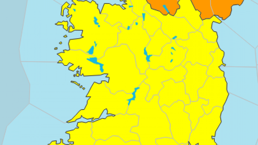 Galway among counties "most at risk" as thunderstorm warning issued