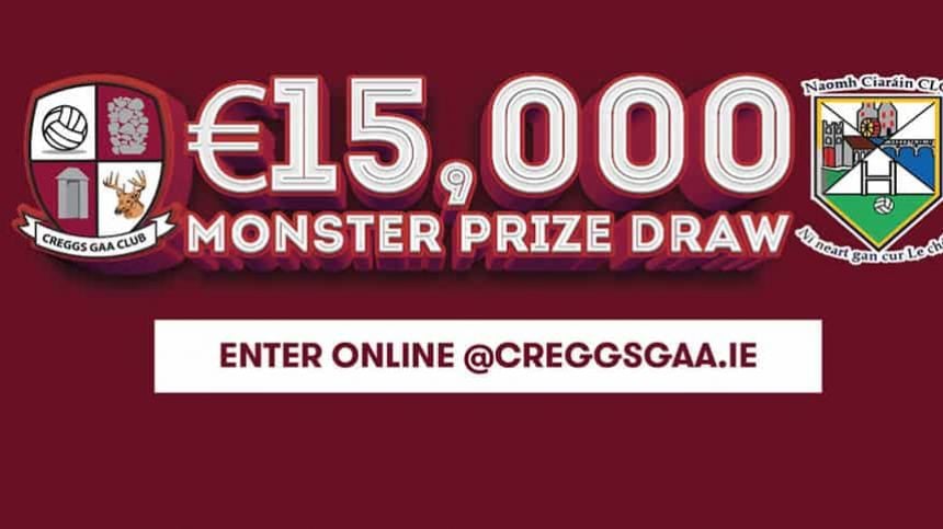 Creggs GAA Club to give away €5,000 this Sunday