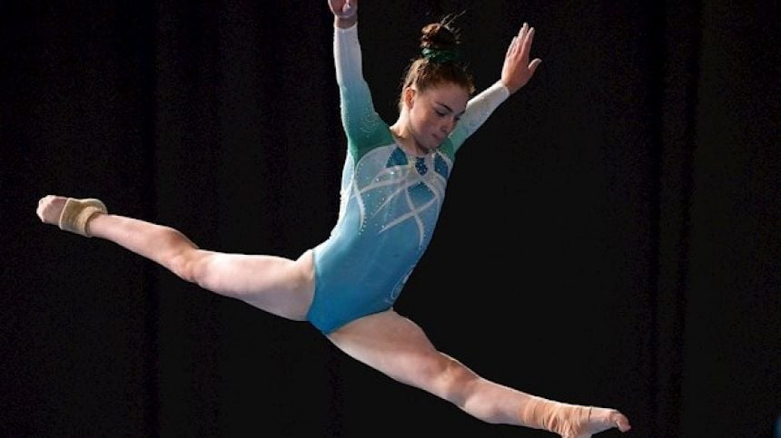 GYMNASTICS: Emma Slevin Competes In Artistic World Championship