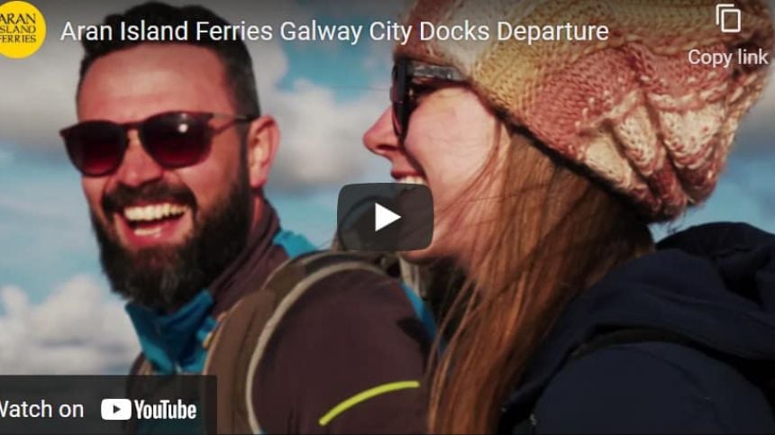 Aran Island Ferries Galway City Docks Departure