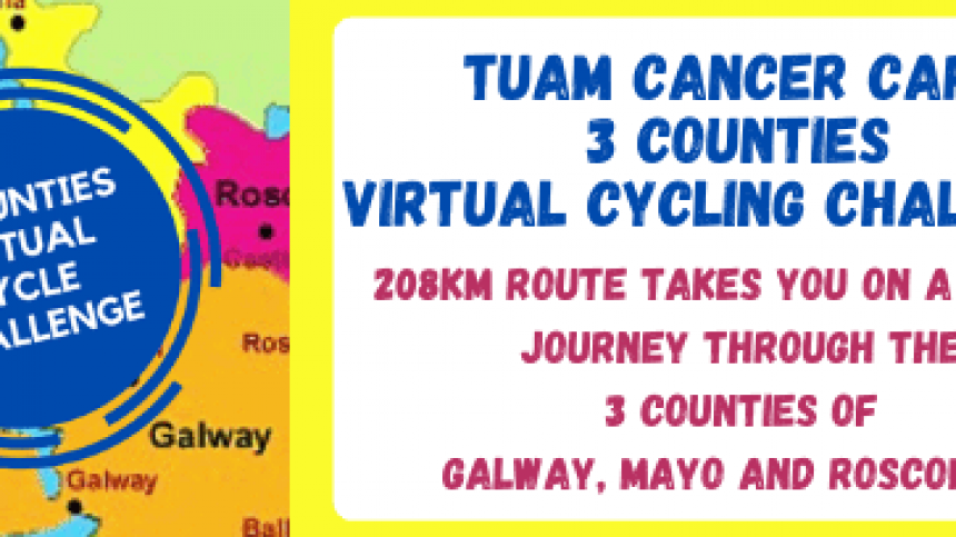 Tuam Cancer Care 3 Counties Cycle starts on the 13th of June