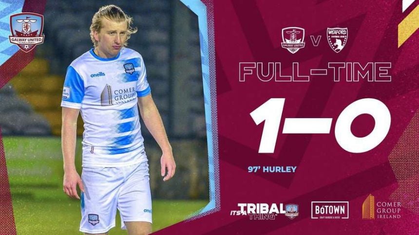 Late goal gives Galway United win over Wexford