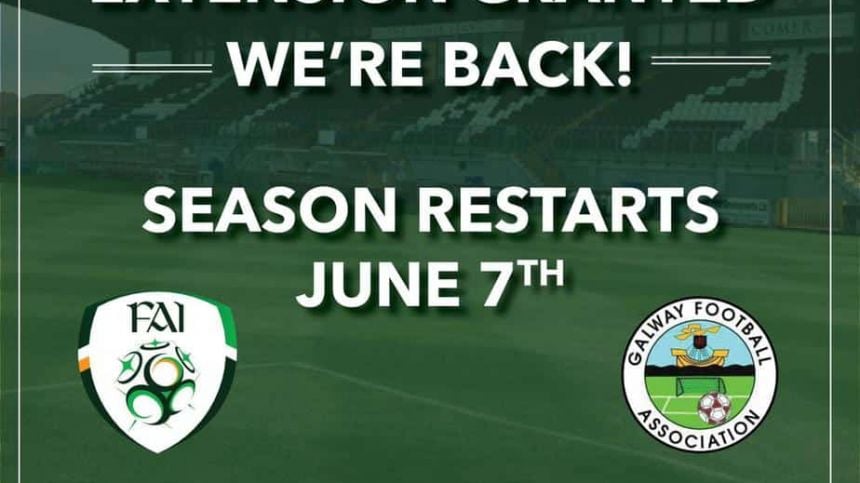 Local Soccer to resume in Galway on June 7th