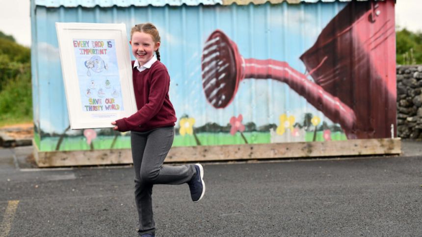 Headford pupil takes top award at national Green Schools poster competition