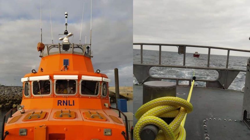 RNLI assists boat in difficulty with 9 onboard near Inis Mór