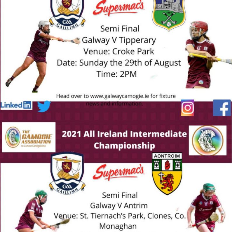 Galway Senior and Intermediate Camogie Teams look ahead to weekend's All-Ireland Semi-Finals