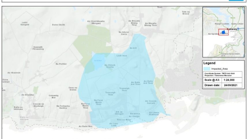 Boil water notice issued for Barna area