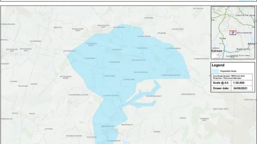 Boil water notice issued for Glenamaddy