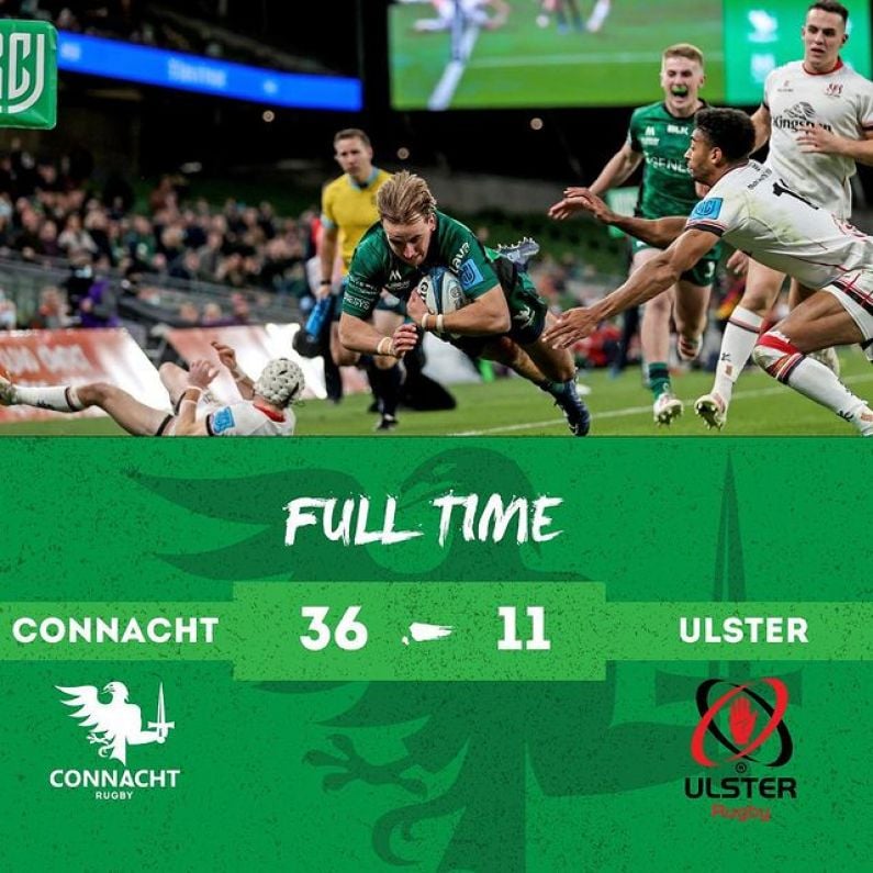 Connacht 36 Ulster 11 - The Commentary