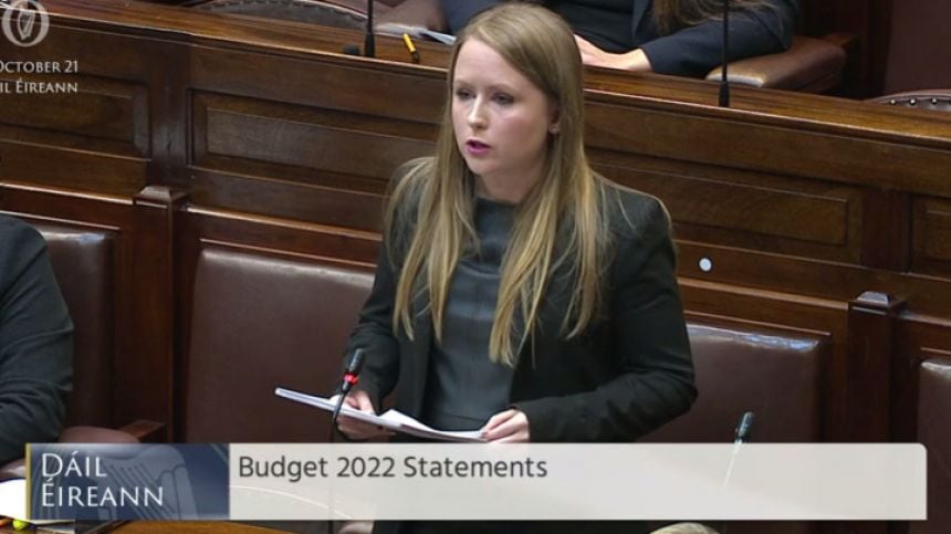 Galway TD slams budget in Dáil and warns Government its "time is up"