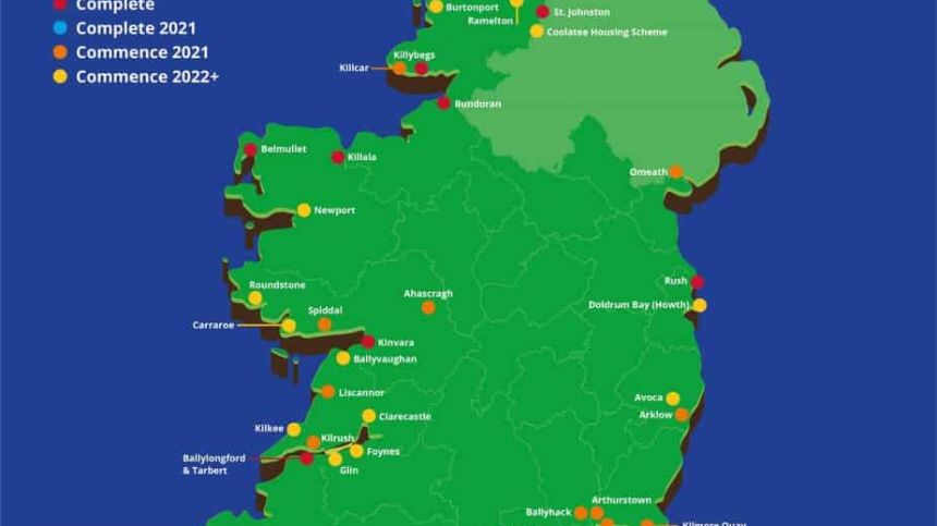 Irish Water says it's to start work within weeks on wastewater plants in two of the four Galway problem areas pinpointed by the EPA