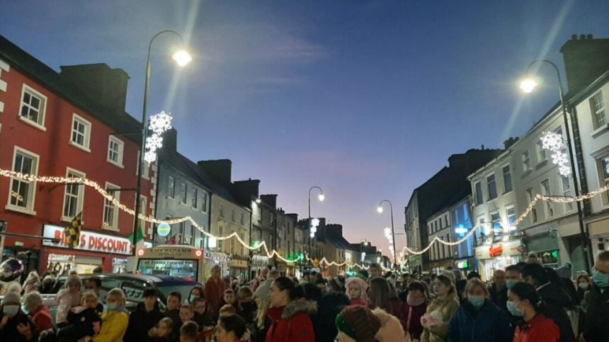 Loughrea becomes first county town to switch on Christmas lights