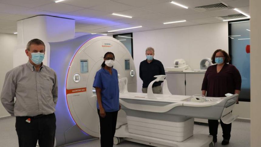 2 million euro state of the art MRI scanner installed at UHG