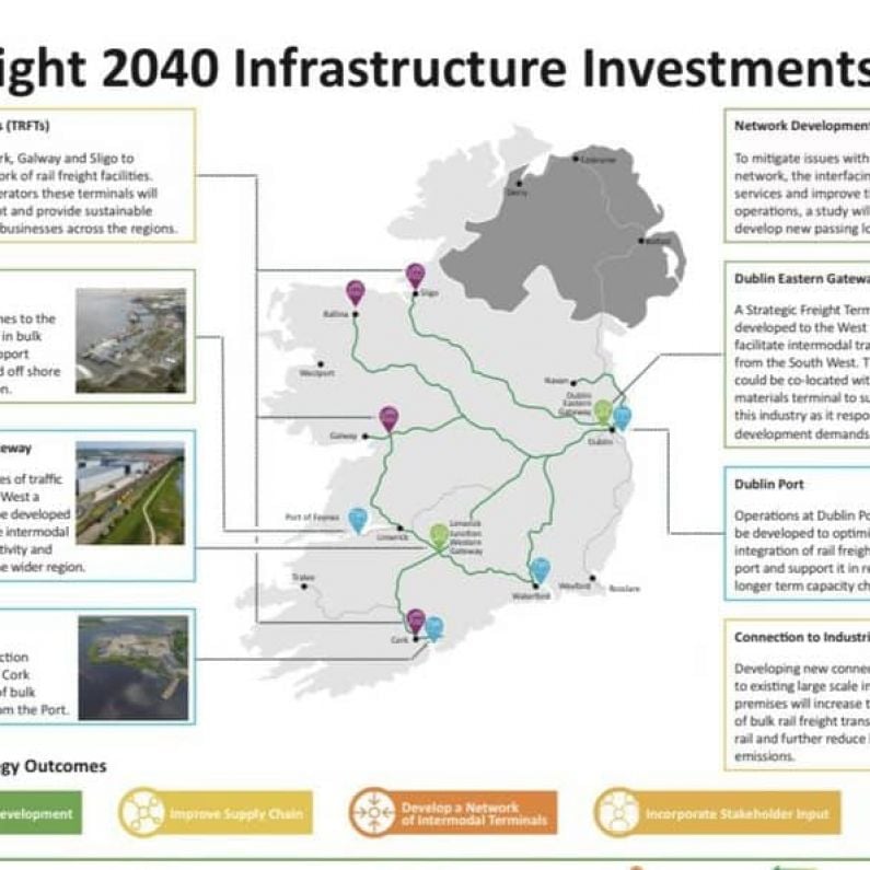 Freight hub to be established in Athenry under €500m Irish Rail development plan