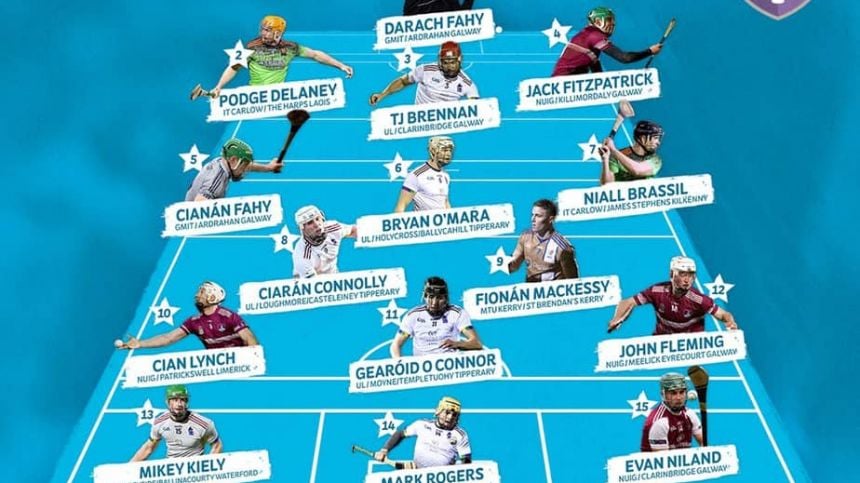 HURLING: Seven Representing Galway Named on Third Level Team of the Year