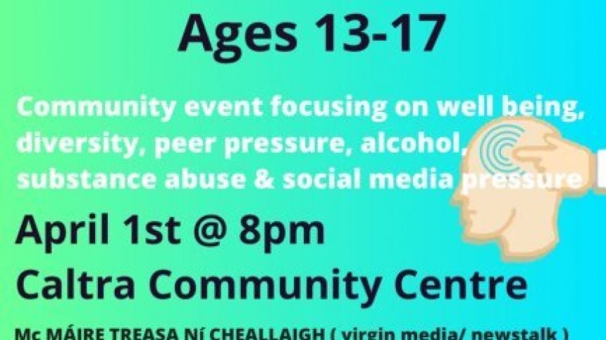 "Headstrong" Community Event with Máire Treasa Ni Cheallaigh and GAA Referee David Gough coming to Caltra