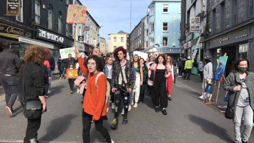 Large crowds attend Fridays for Future protest in Galway city