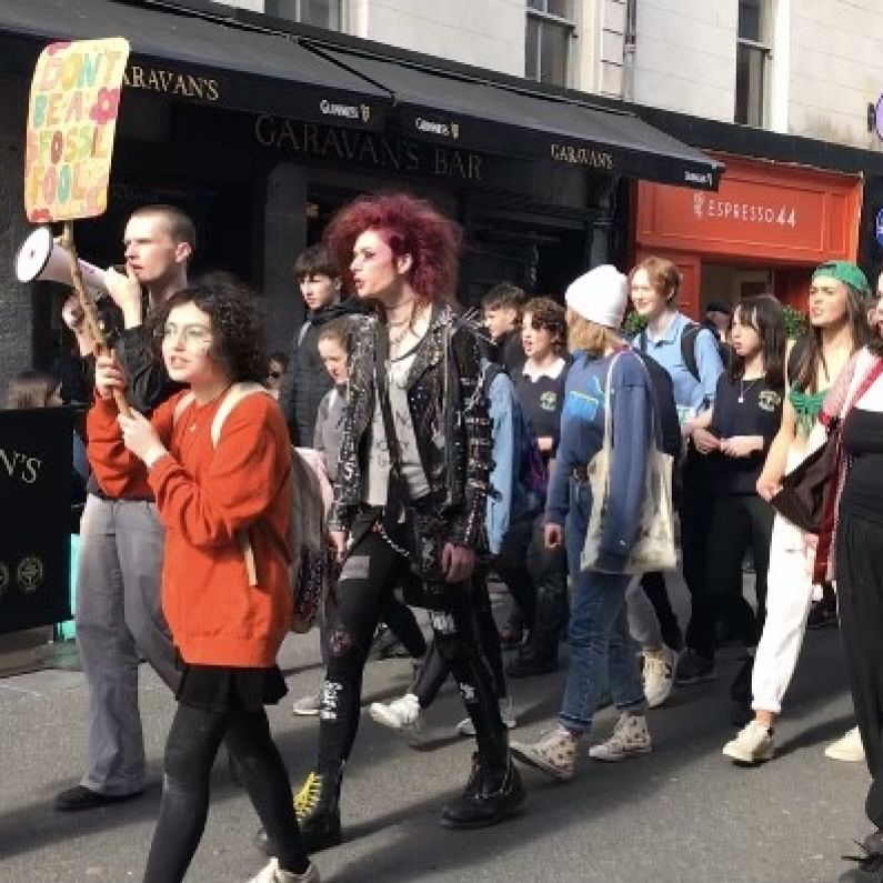 Large crowds attend Fridays for Future protest in Galway city