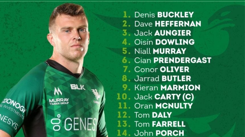 Connacht name side to face Leinster in URC